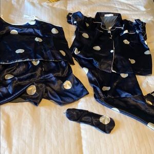 5 piece silk pajama
